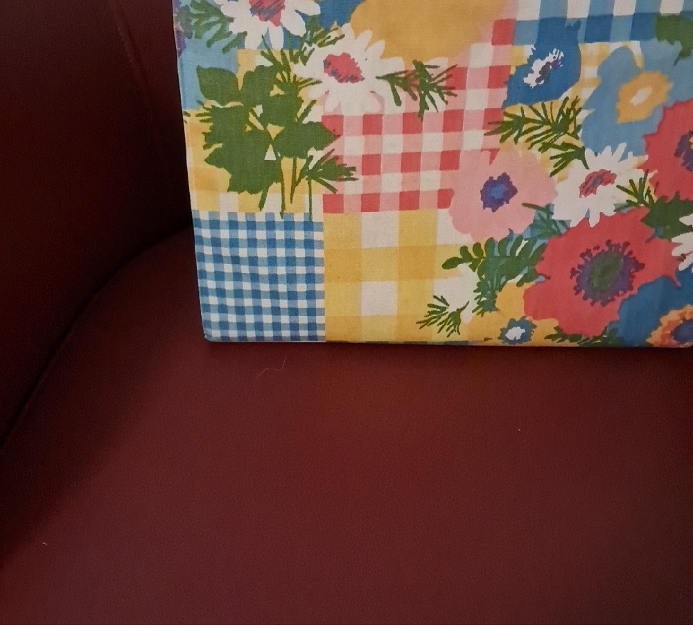 Vtg Margaret Smith Floral Patchwork Tote Bag - image 4